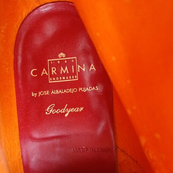 Dress Boots Carmina Shoemaker by Jose Pujadas Goodyer Hand Made Size 6 or 6.5 - Picture 15 of 16